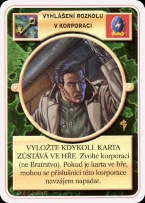 Vyhlášení rozkolu v korporaci